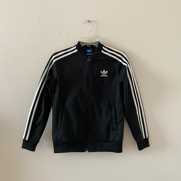 Adidas Kids Track Jacket with Stripes - Picture 1 of 2
